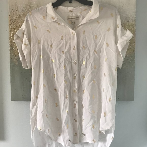 Alexander Jordan Tops - Alexander Jordan Button-Up Blouse (NWT)